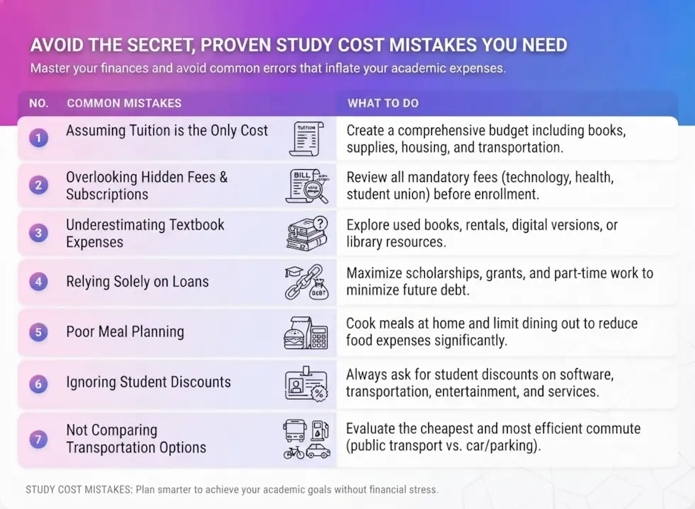 cost of studying abroad from Pakistan — hidden costs of studying abroad and UK student visa cost