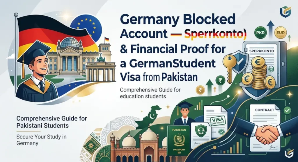 Germany blocked account for Pakistani students — Germany blocked account amount and Germany student visa from Pakistan