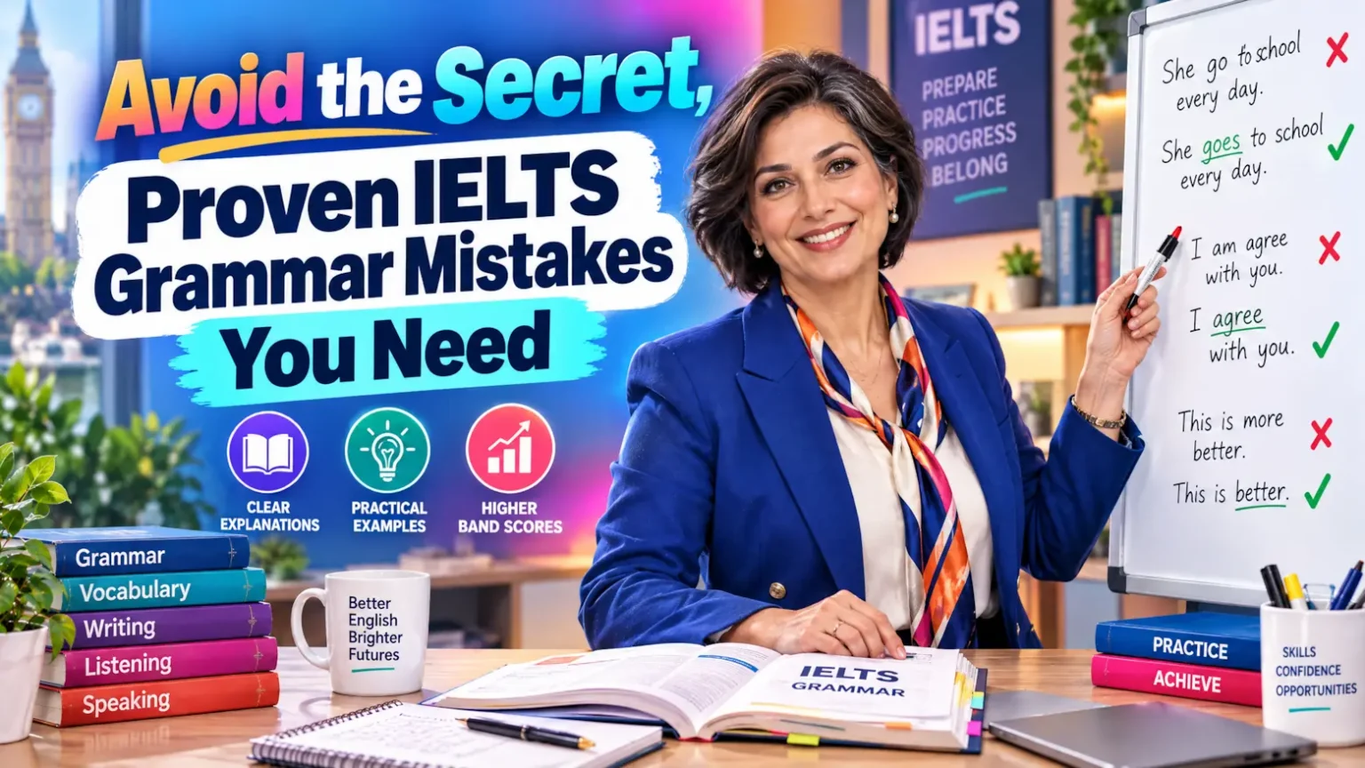 IELTS grammar mistakes at LingoLab Multan