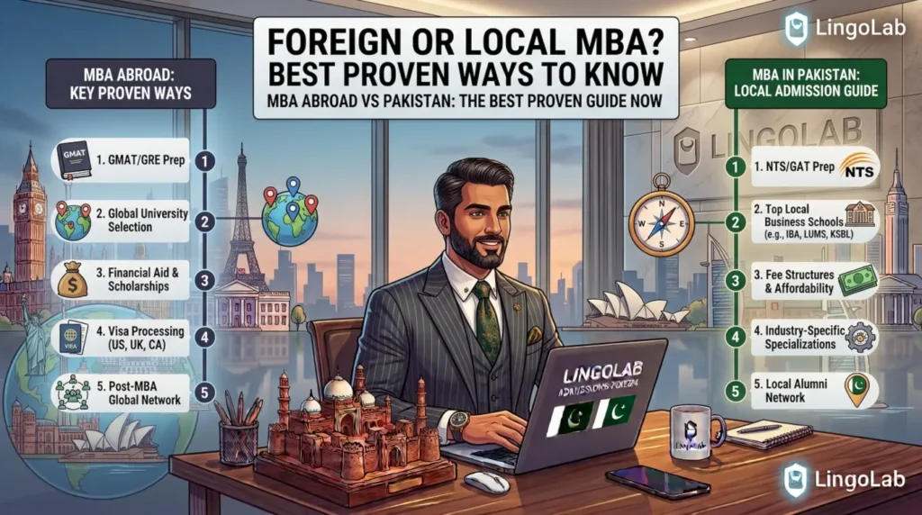 MBA abroad vs MBA in Pakistan — one year MBA UK