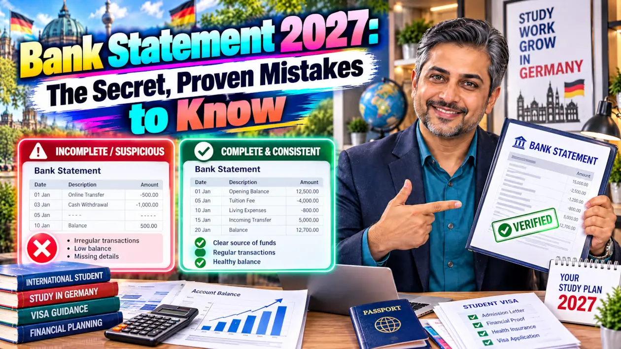 study visa bank statement requirements — LingoLab Multan